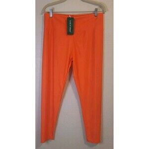 Shein Women's Workout EZwear Activewear Pants Color Orange Size 12 XL